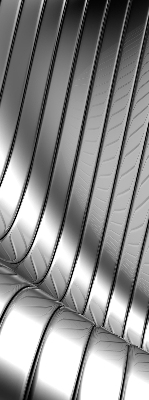 Stor pentru geam cu design de abstracție metalică