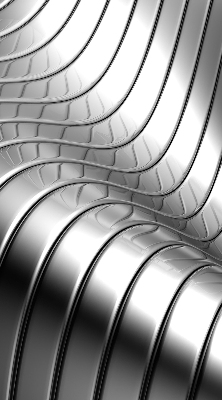 Stor pentru geam cu design de abstracție metalică