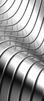 Stor pentru geam cu design de abstracție metalică