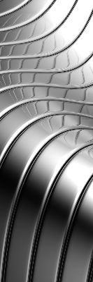 Stor pentru geam cu design de abstracție metalică