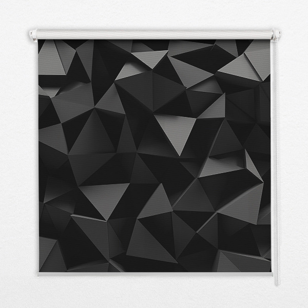 Stor pentru geam origami negru