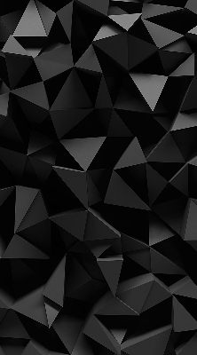 Stor pentru geam origami negru