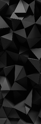 Stor pentru geam origami negru