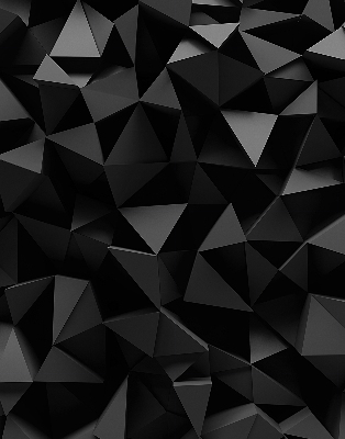 Stor pentru geam origami negru