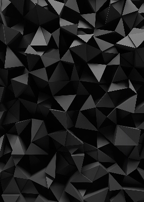 Stor pentru geam origami negru