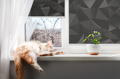 Stor pentru geam origami negru