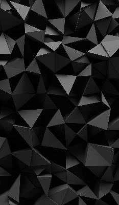 Stor pentru geam origami negru