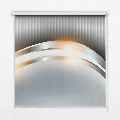 Jaluzele tip roletă cu aspect de abstracție din oțel