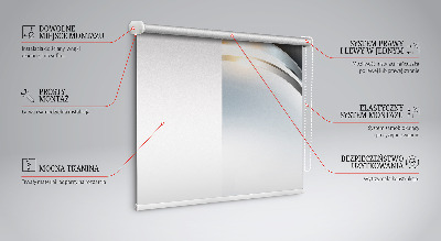 Jaluzele tip roletă cu aspect de abstracție din oțel
