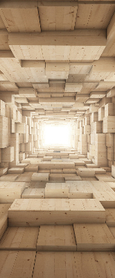Geam interior de lemn 3D