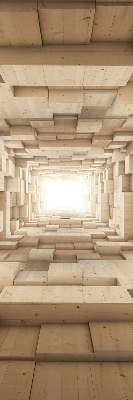 Geam interior de lemn 3D
