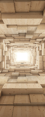 Geam interior de lemn 3D