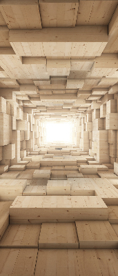Geam interior de lemn 3D