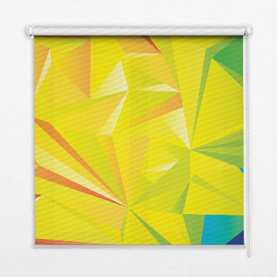 Stor pentru geam model origami colorat
