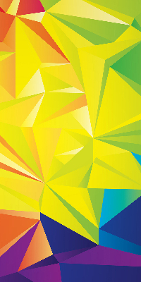 Stor pentru geam model origami colorat