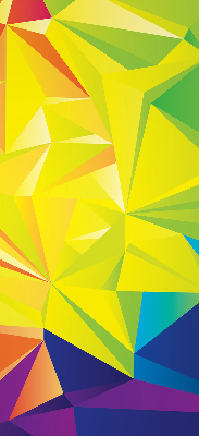Stor pentru geam model origami colorat