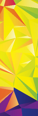 Stor pentru geam model origami colorat