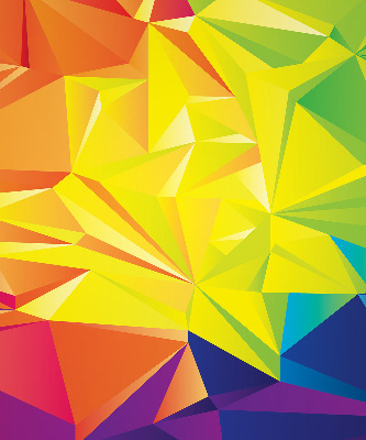 Stor pentru geam model origami colorat