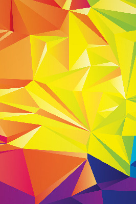 Stor pentru geam model origami colorat