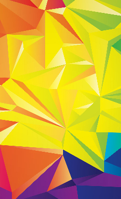 Stor pentru geam model origami colorat