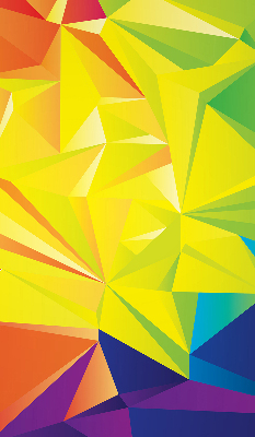 Stor pentru geam model origami colorat