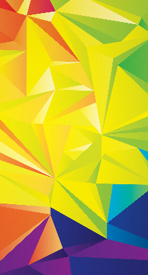 Stor pentru geam model origami colorat