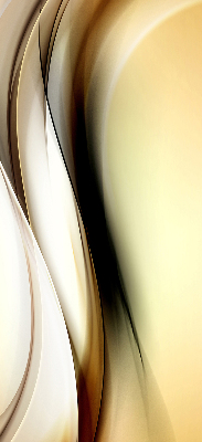 Stor geam interior abstracție galbenă