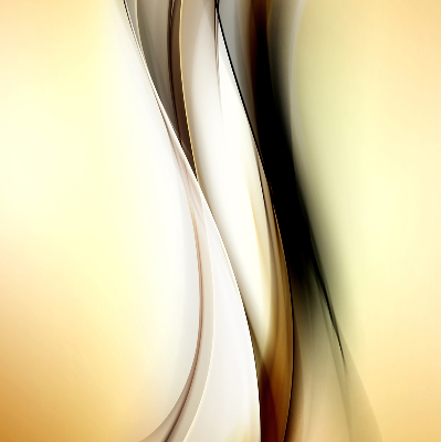 Stor geam interior abstracție galbenă