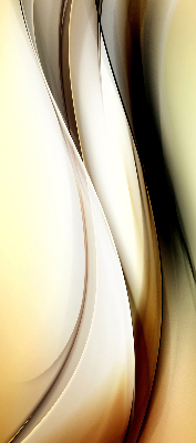 Stor geam interior abstracție galbenă