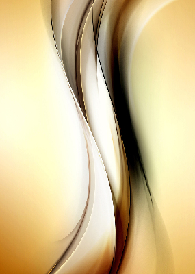 Stor geam interior abstracție galbenă