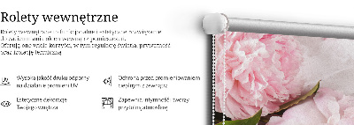 Jaluzele tip roletă cu model de flori