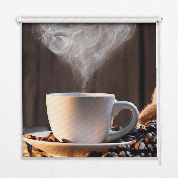 Stor pentru geam o ceașcă de cafea