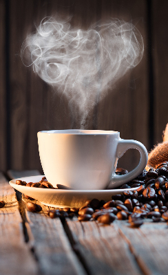 Stor pentru geam o ceașcă de cafea