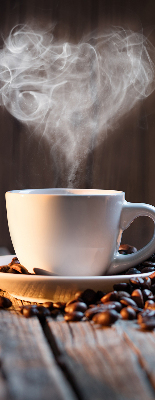 Stor pentru geam o ceașcă de cafea