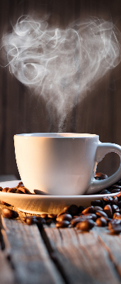 Stor pentru geam o ceașcă de cafea