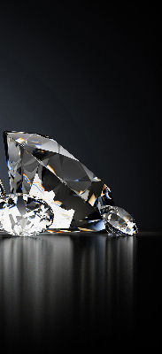 Stor pentru geam cu model diamante