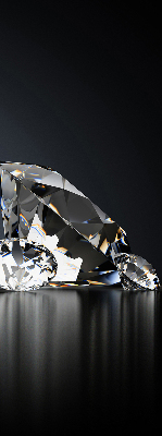 Stor pentru geam cu model diamante