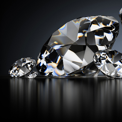 Stor pentru geam cu model diamante