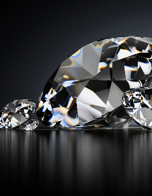Stor pentru geam cu model diamante