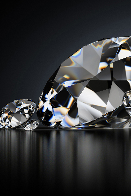 Stor pentru geam cu model diamante
