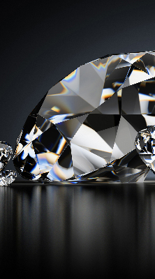 Stor pentru geam cu model diamante