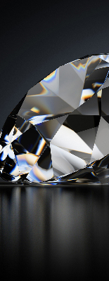 Stor pentru geam cu model diamante