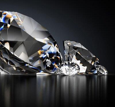 Stor pentru geam cu model diamante