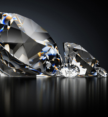 Stor pentru geam cu model diamante