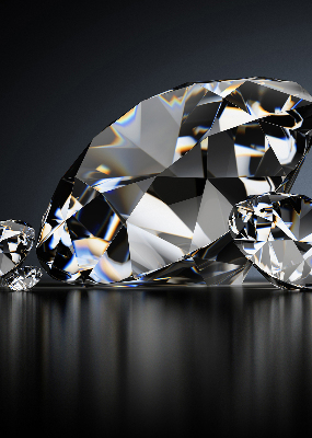 Stor pentru geam cu model diamante