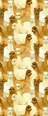 Stor pentru geam o turmă de alpaca