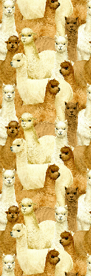 Stor pentru geam o turmă de alpaca