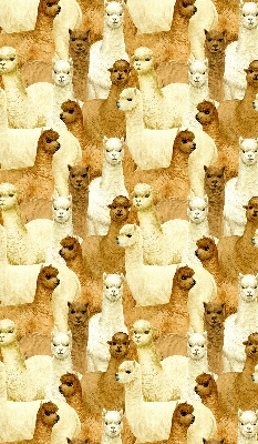 Stor pentru geam o turmă de alpaca