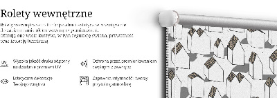 Jaluzele tip roleta pentru case albe