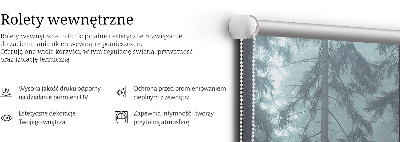 Jaluzele tip roletă în varianta Pădurea noaptea